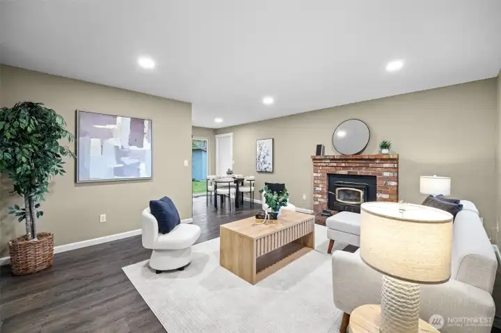 Living room as you enter Living room as you enter