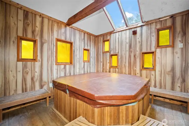 Hot tub room Hot tub room