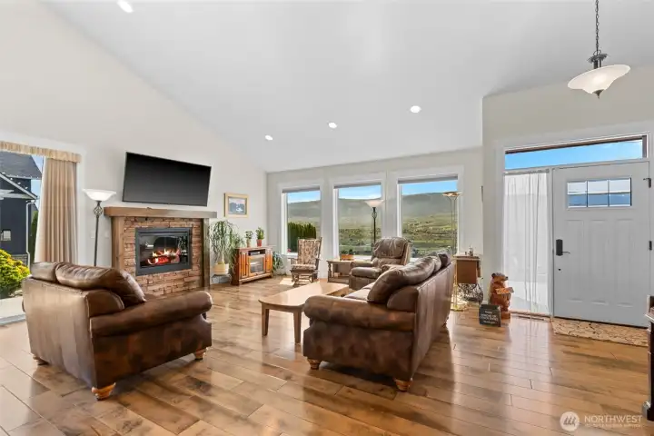 Bright, open living room ~