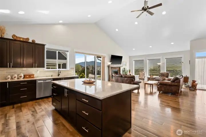 and out to the patio.