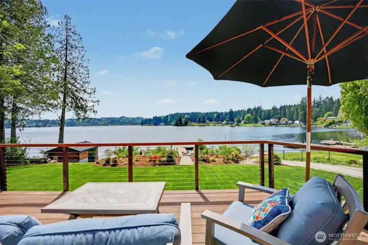 Unobstructed Views of Kitsap Lake from Multiple Vantage Points