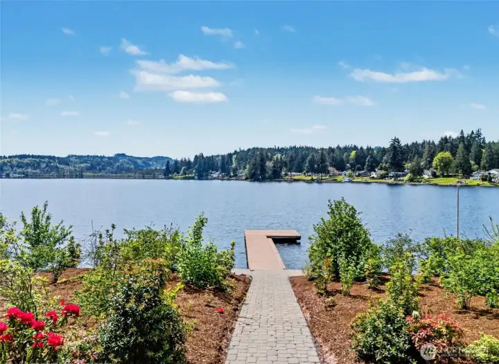 Beautiful Walking Path Guide you to the Lake