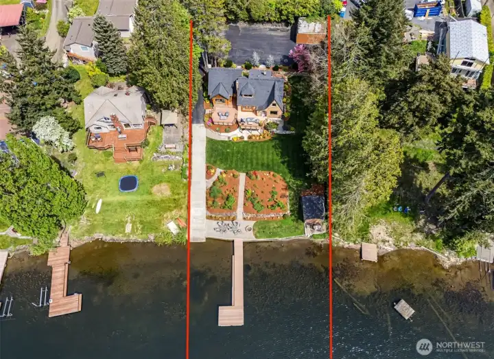 Waterfront: 90 Feet, Bulkhead, Lake