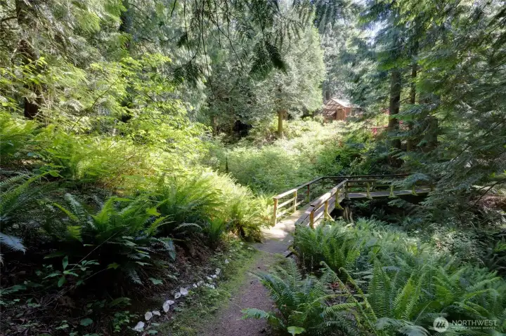 walkway to cabin walkway to cabin