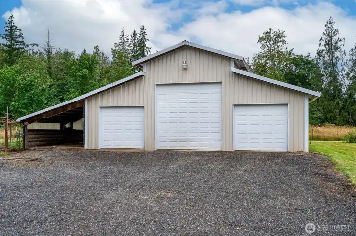 1920 sq ft shop with 2 RV doors, one in front & one in back. 2 other roll up doors & a man door to give you all kinds of flexibility for use. Also has a storage room with extra loft storage above it. Solid concrete floors for endless possibilites. 1920 sq ft shop with 2 RV doors, one in front & one in back. 2 other roll up doors & a man door to give you all kinds of flexibility for use. Also has a storage room with extra loft storage above it. Solid concrete floors for endless possibilites.
