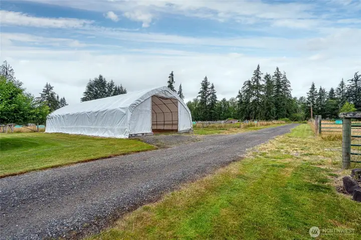 This large structure is built on a solid concrete foundation. This large structure is built on a solid concrete foundation.