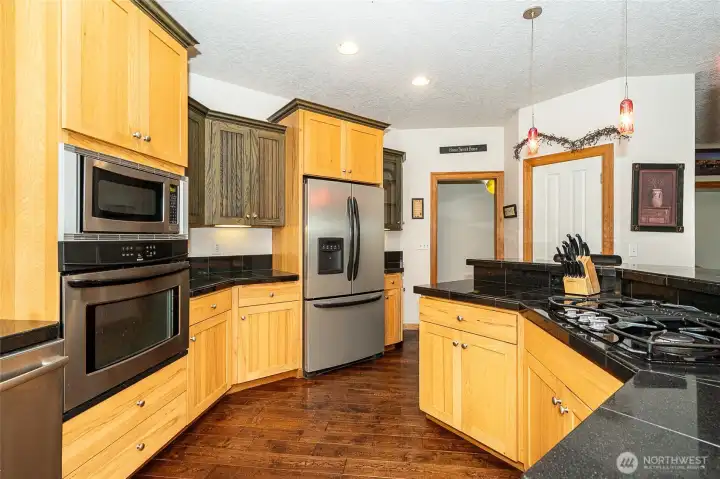 Pantry conveniently located for easy access and for added storage. Pantry conveniently located for easy access and for added storage.