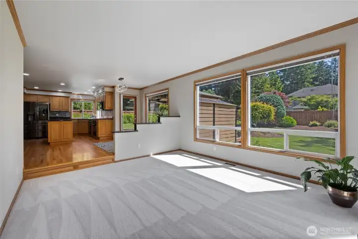Family Room Open To The Kitchen