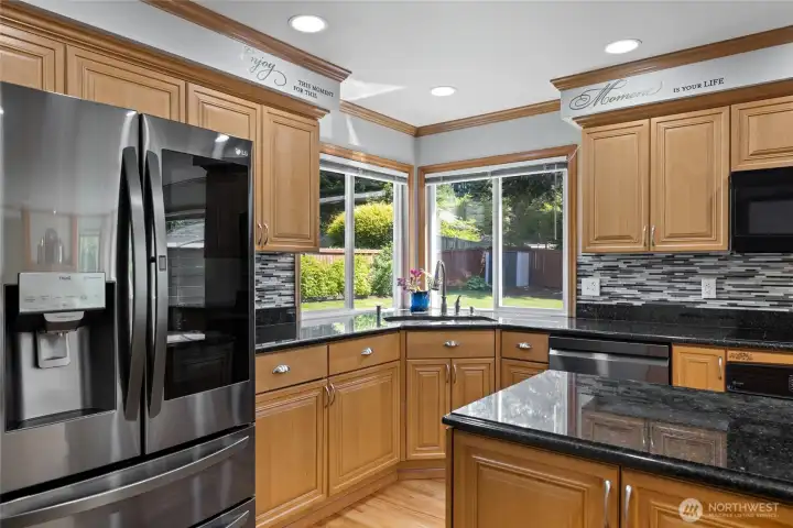 Kitchen With Beautiful View