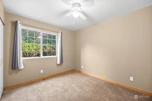 2nd bedroom is bright and inviting!