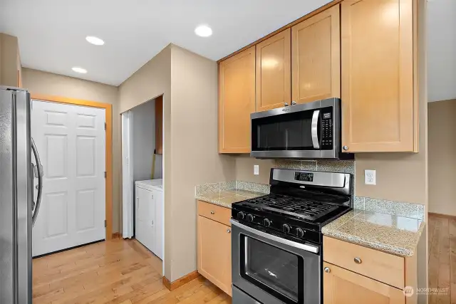 Granite countertops throughout kitchen!