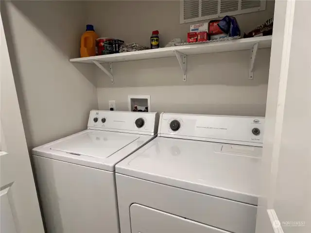 Laundry closet