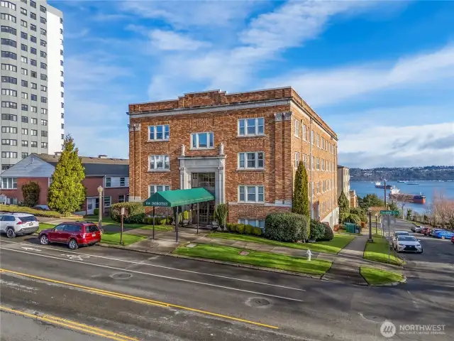Facing West The Dorothy is an iconic landmark of the North Tacoma landscape.