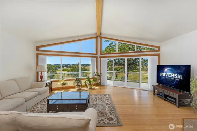 Beautifully framed view in the great room.