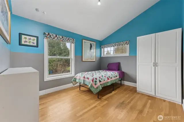 Bedroom number two at the front of the house
