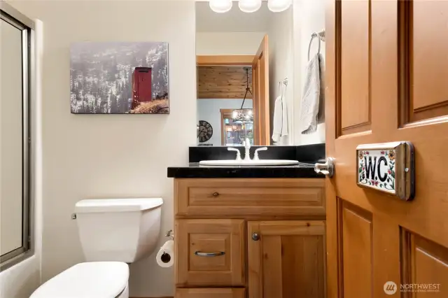 Guest Bathroom off Kitchen