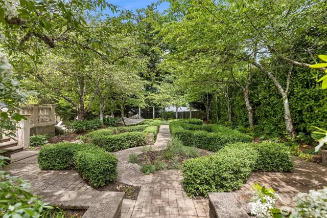 Breathtaking gardens and pathways are soothing and serene.  When in bloom, the flowering cherry trees provide an exquisite canopy of rich, vibrant color.