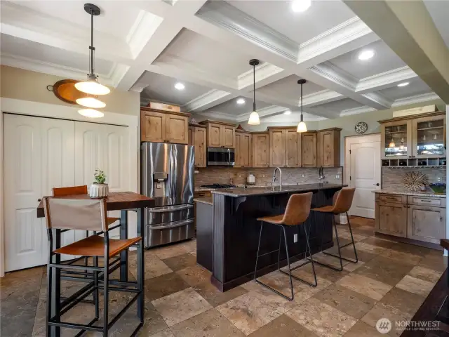 The gourmet kitchen will be the place to gather.