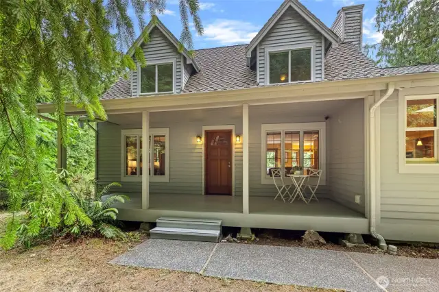Covered front porch