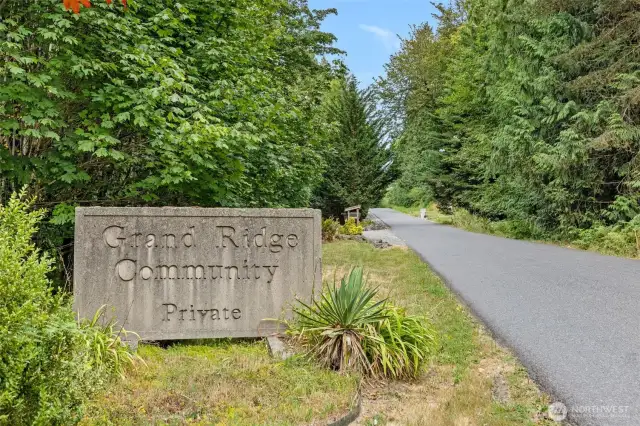 Welcome to the Grand Ridge Community.