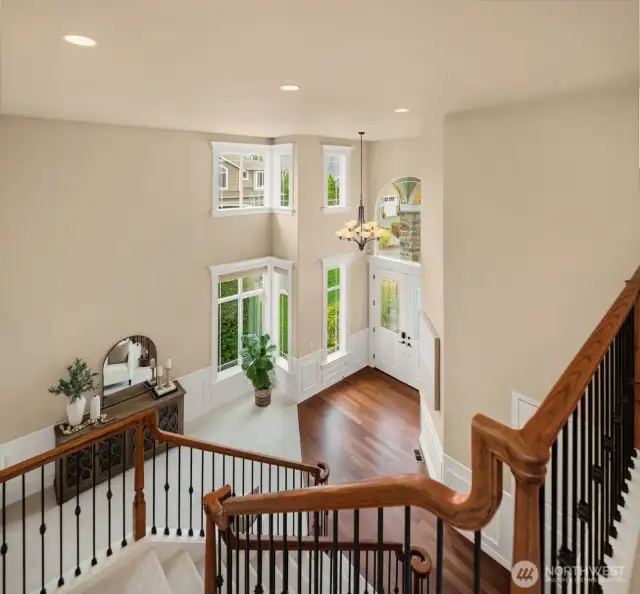Light and Bright View from Second Floor
