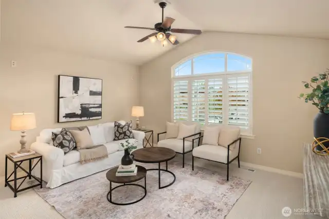 Versatile Bonus Room wired for Surround Sound