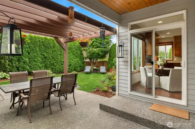Large Patio for Gatherings