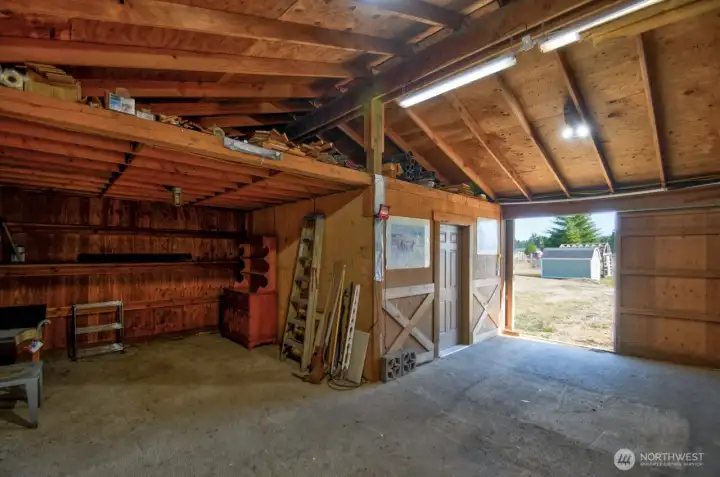 Barn Tack Room and Storage