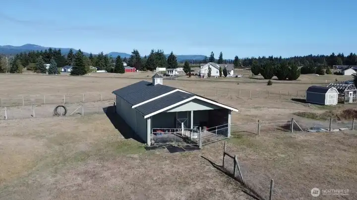 Covered Horse Stall area