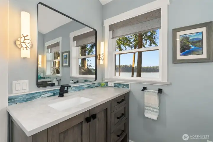 Sink and vanity 1 of 2 in primary en-suite