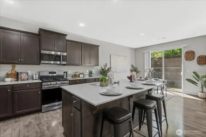 Modern Kitchen with Stainless Appliances