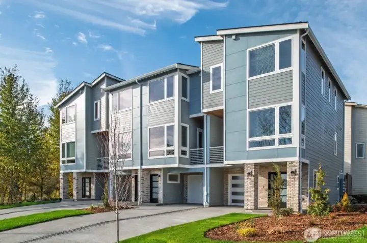 Example of the Adeline floor plan to be located at 6619 S 128th Street, Seattle WA 98178