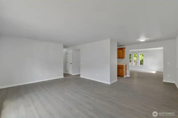 Family room looking to living room Family room looking to living room