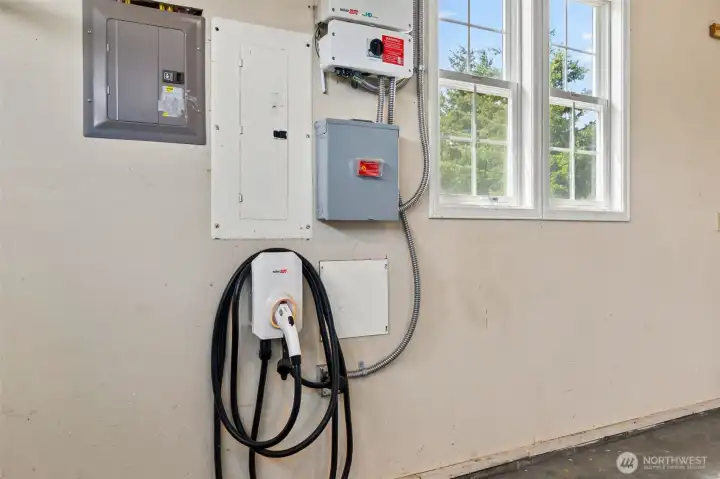 Garage EV charging station Garage EV charging station