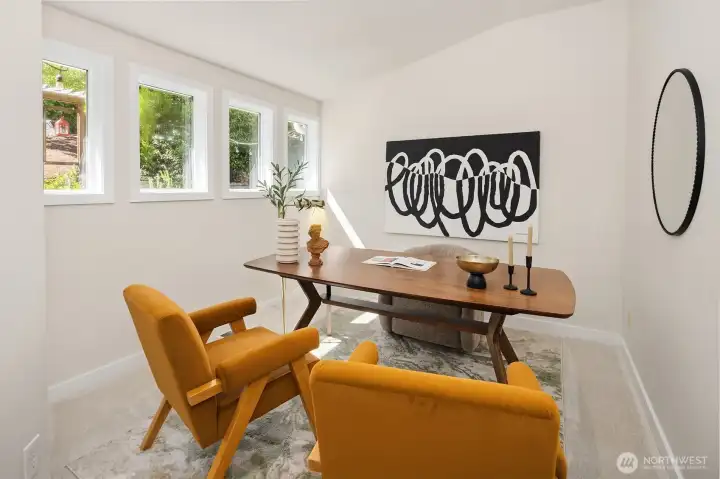 Main floor office.