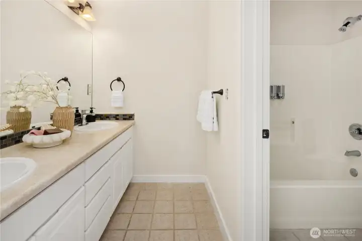Downstairs hall bath.
