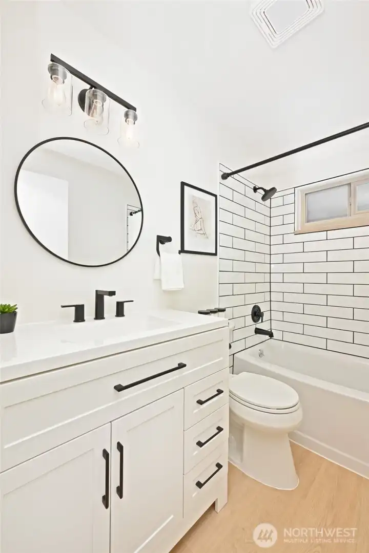 Newly remodeled bathroom