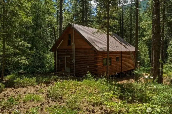 The durable metal roof is built for mountain weather and long-term peace of mind
