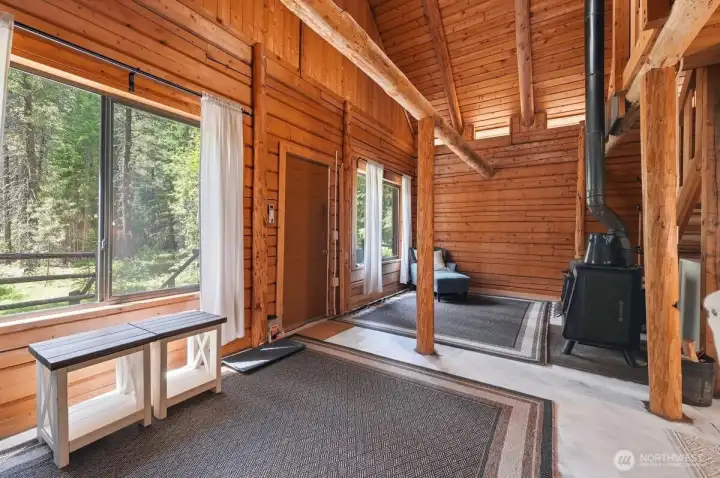 Relax and unwind while taking in the beauty of nature right outside your door