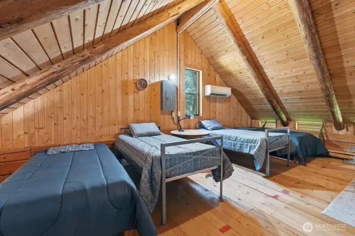 Ductless mini-split as an added bonus to this already equipped cabin