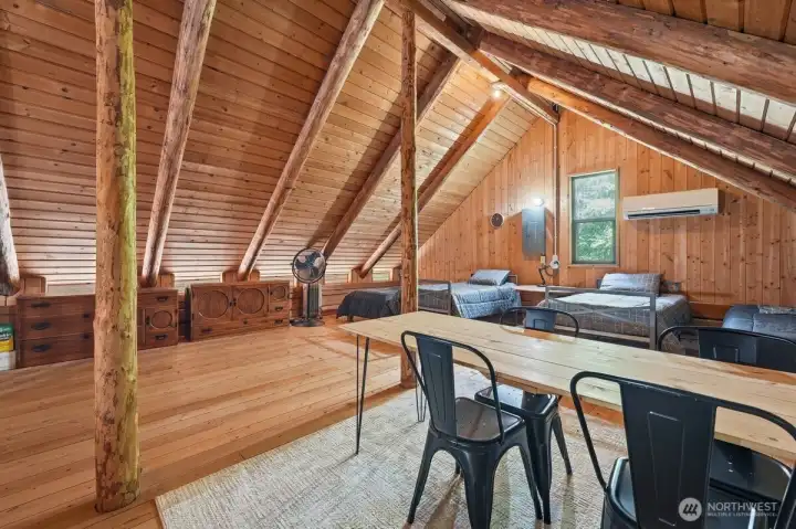 Additional view of the large loft area