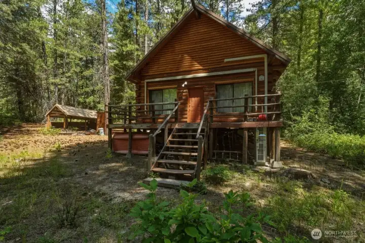 This unique property delivers authentic cabin charm and adventure right out your front door