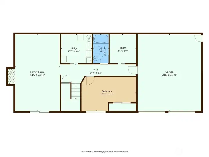 Lower level floorplan. Lower level floorplan.