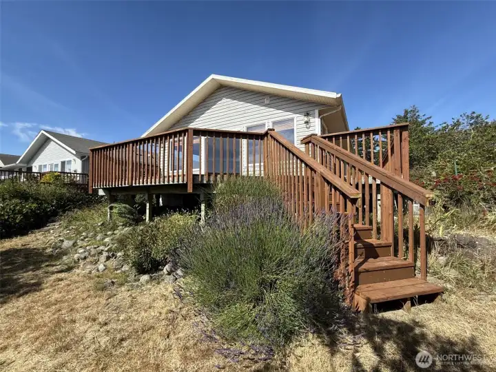 New decks with waterfront access. New decks with waterfront access.