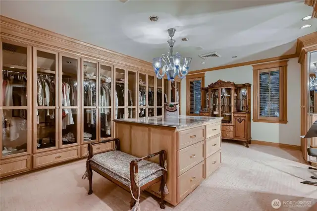 Fantastic closet suite.