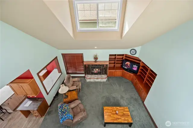 View from loft space