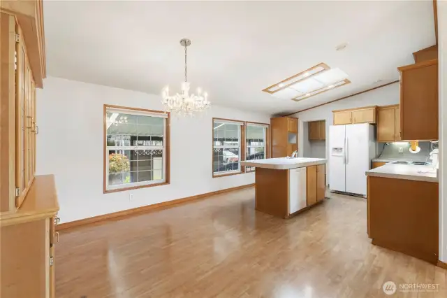 Dining room off kitchen
