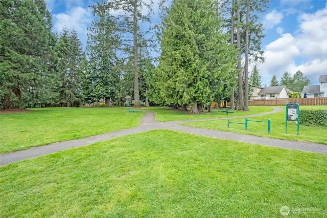 Playgound area to use in the neighborhood