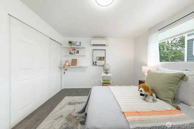 Thoughtfully integrated closet space keeps the home clutter-free while offering convenient access to the things you use most.