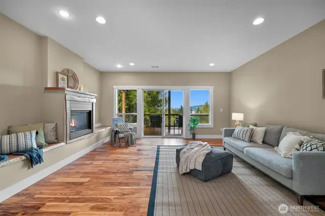 First lower level Great Room